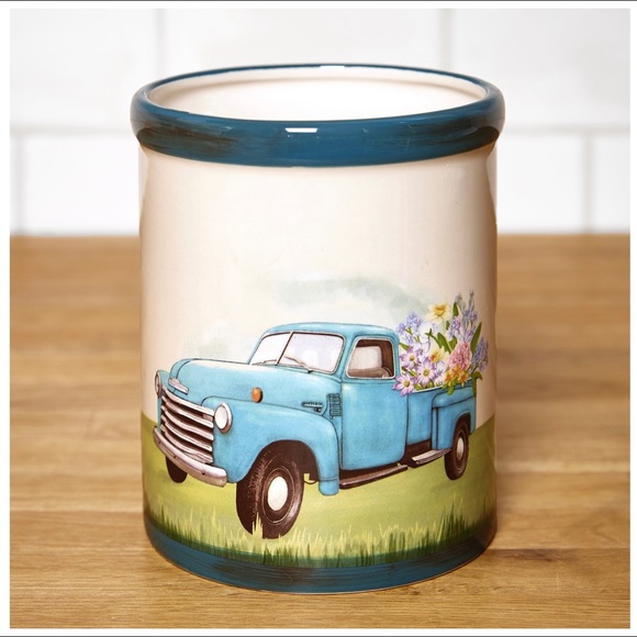 T.J.Maxx Kitchen Farmhouse Utensil Crock New Poshmark